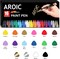 Paint Pens Paint Markers, 16 colors Oil-Based Waterproof Paint Marker Pen Set On Rock, Wood, Fabric, Metal, Plastic, Glass, Canvas, Mugs, Waterproof, DIY Craft and More